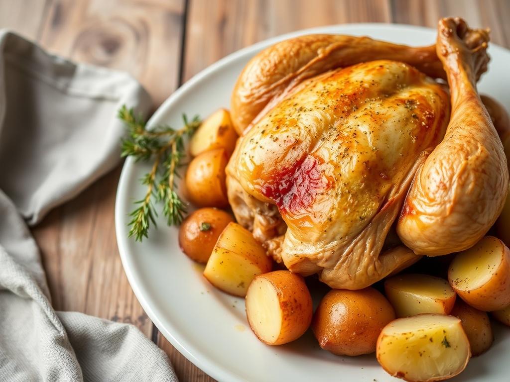 Roast Chicken with Potatoes. Storage, reheating and using leftovers