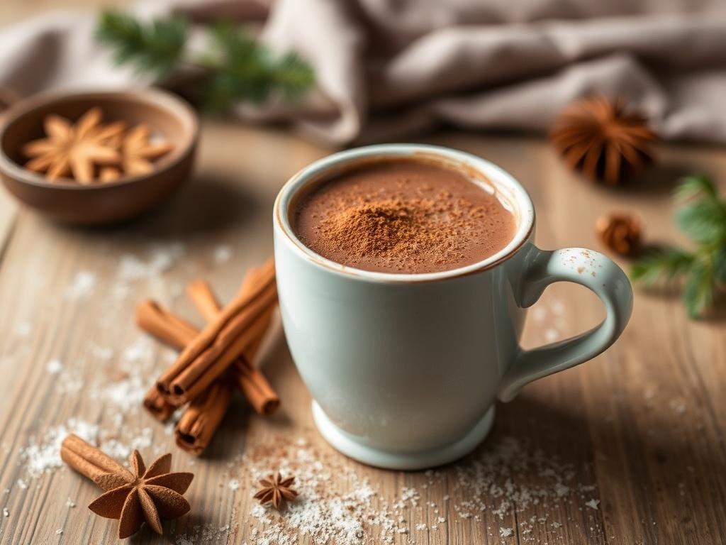 Spiced Cocoa with Cinnamon. Key ingredients and their roles