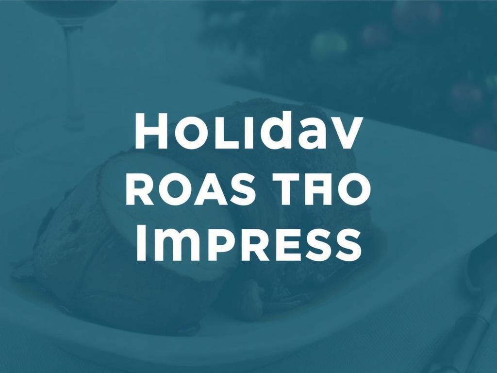 Holiday Roasts That Impress: Show-Stopping Centerpieces for Your Festive Table