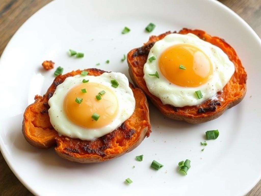 Fried Sweet Potatoes and Eggs. Essential ingredients and smart substitutions