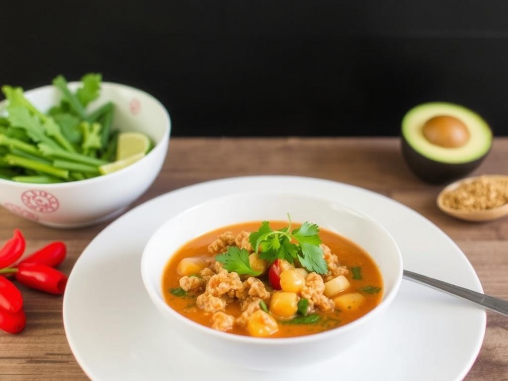 Homemade Thai Curry in 30 Minutes. Nutrition and easy swaps