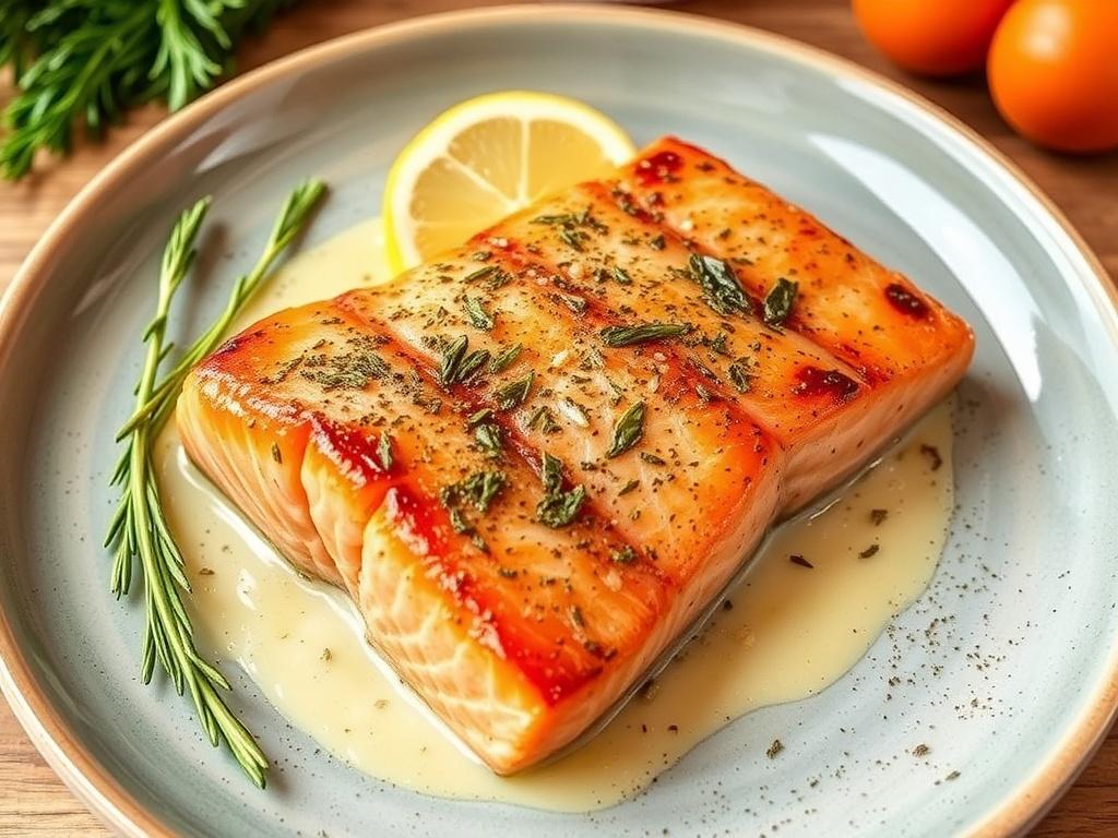 Baked Salmon with Herbs. Flavor variations and regional spins