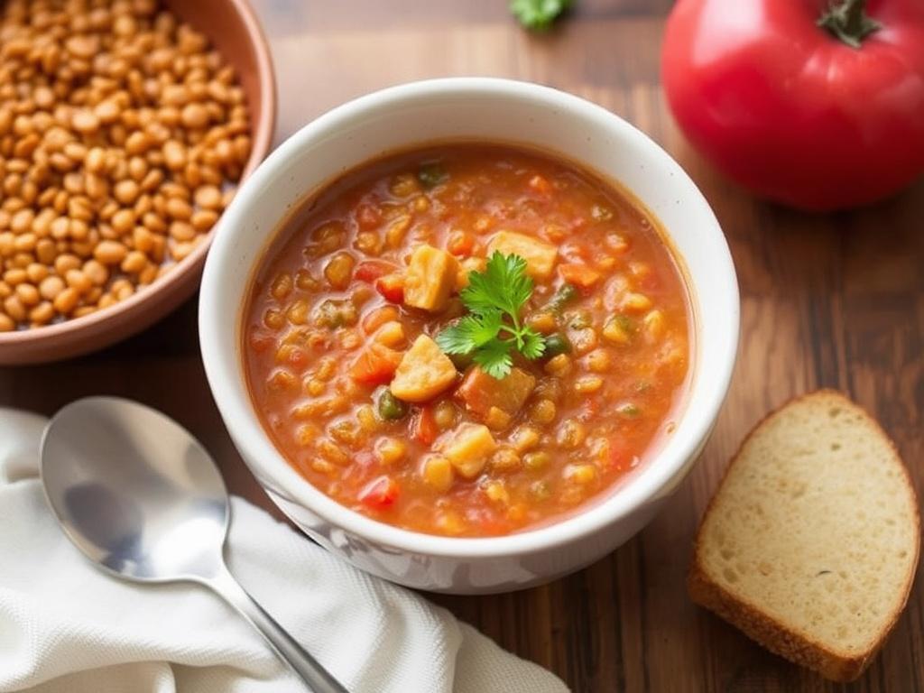 Red Lentil Vegetable Soup. Why red lentils are such a good choice for soup