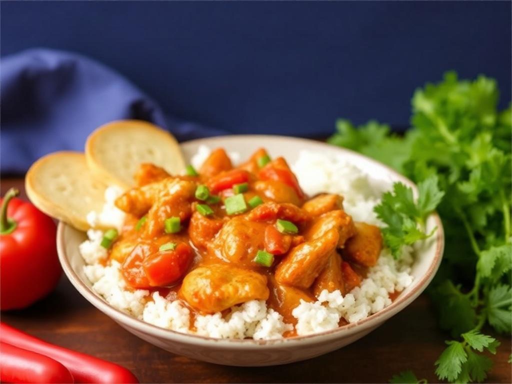 Chicken Creole. Essential Ingredients and Pantry Staples