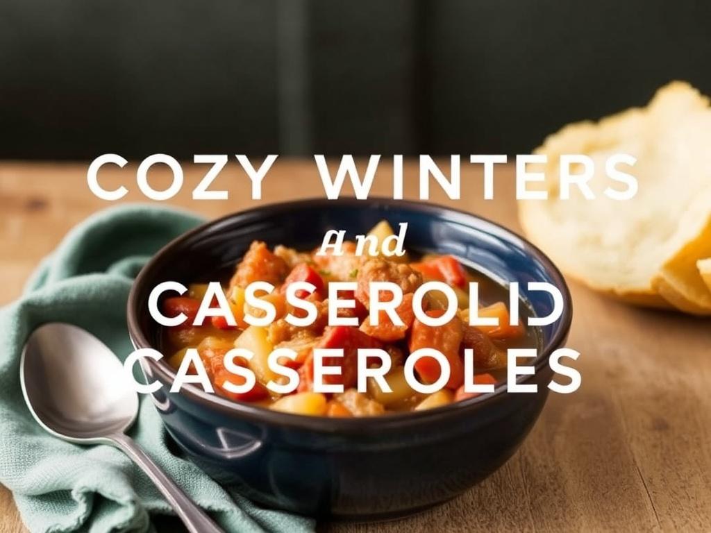 Cozy Winter Stews and Casseroles. Serving Suggestions and Sides
