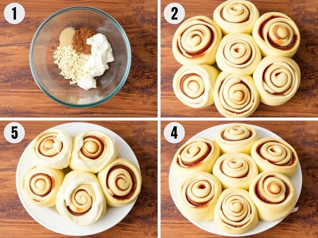 Cinnamon Rolls. Step-by-step classic recipe