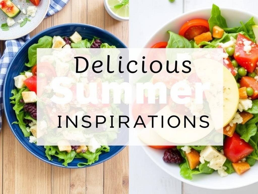 Delicious Summer Salad Inspirations: Bright Plates for Warm Days