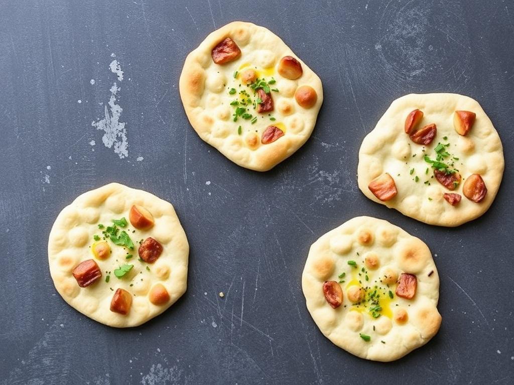 Quick Homemade Flatbreads. Serving suggestions and pairings